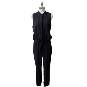 Signature Vince Jumpsuit with Elastic Waistline